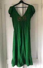 Vintage zijden bohemian Suzie Wong jurk, Nieuw, Groen, Maat 38/40 (M), Ophalen of Verzenden