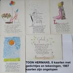 KINDERZEGELAKTIE, kaarten 1987 TOON HERMANS, Ophalen of Verzenden, 1980 tot heden, Ongelopen, Overige thema's