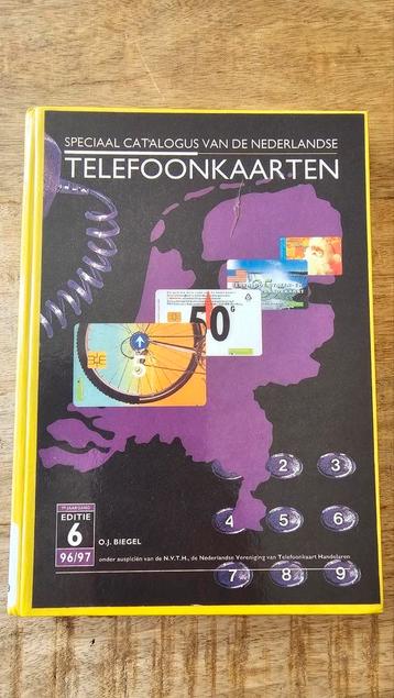 Catalogus Nederlandse telefoonkaarten 1996/1997 O.J Biegel beschikbaar voor biedingen