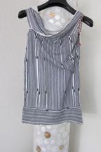 Guess jeans top blauw wit gestreept maat s, Maat 38/40 (M), Guess, Blauw, Nieuw