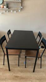 Eettafel met stoelen, Huis en Inrichting, Ophalen of Verzenden, Zo goed als nieuw