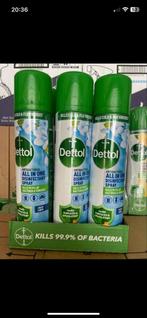 Dettol Desinfecterende Spray Crisp Linen 3x300ml, Huis en Inrichting, Ophalen of Verzenden, Schoonmaakmiddel
