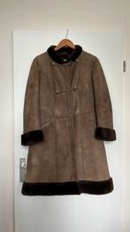 Lammy coat shearling halflange jas vintage maat M, Kleding | Dames, Ophalen of Verzenden, Zo goed als nieuw, Maat 38/40 (M), Bruin