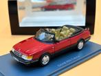 Saab 900 Cabriolet 1988 1:43 Neo Scale Models, Hobby en Vrije tijd, Ophalen of Verzenden, Nieuw, Auto, Overige merken