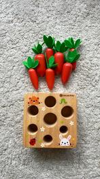 Houten Wortel Trek, Ophalen, Zo goed als nieuw, Duw- of Trekspeelgoed