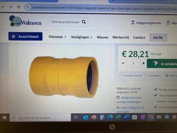 Wavin steekmof 63 mm beschikbaar voor biedingen