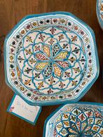 Tunesische Schaal - Handbeschilderd, Gebruikt, Porselein of Keramiek, Schaal, Ophalen of Verzenden