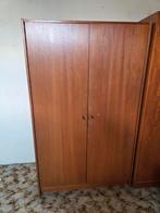 Teakfineer kledingkast jaren 60/70 ruimte maak prijsje, Ophalen, Gebruikt, 50 tot 100 cm, 150 tot 200 cm