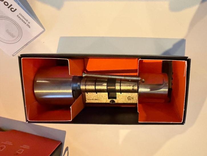 Bold SX33 slot met Bold connect, Doe-het-zelf en Verbouw, Hang- en Sluitwerk, Zo goed als nieuw, Slot, Chroom, Ophalen of Verzenden