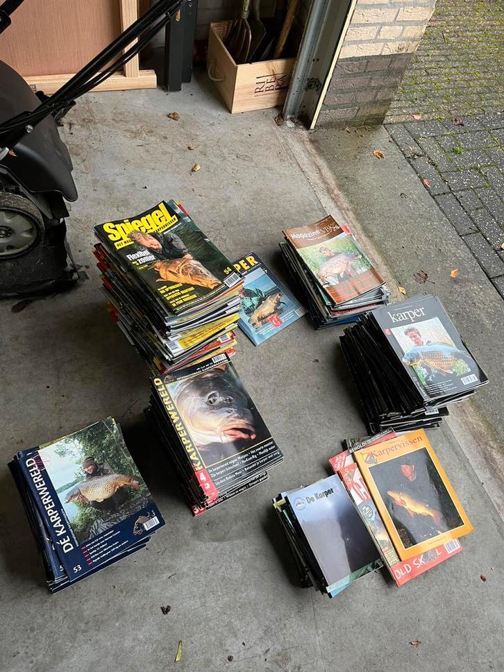 190 karperbladen!, Watersport en Boten, Hengelsport | Karpervissen, Zo goed als nieuw, Overige typen, Ophalen of Verzenden