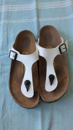 Birkenstock maat 36 wit - Gedragen, Kleding | Dames, Schoenen, Slippers, Wit, Ophalen of Verzenden, Gedragen