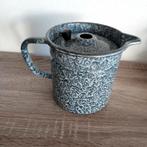 Emaille melkkoker grijs gewolkt, Antiek en Kunst, Ophalen of Verzenden