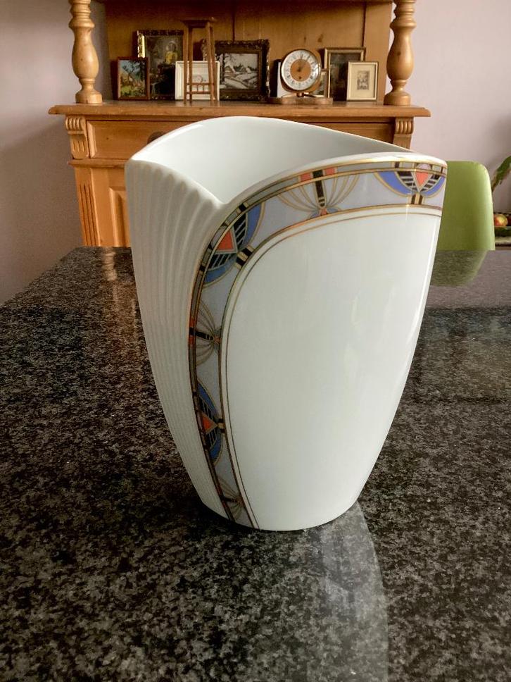 Vaas, porselein, Kaiser, Nossek, Aalborg, vintage, Antiek en Kunst, Antiek | Vazen, Ophalen