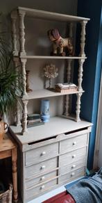Brocante oude houten keukenkast stelling kast of boeken kast, Ophalen