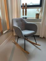 Schommelstoel Leen Bakker Anada kleur grijs, Huis en Inrichting, Fauteuils, Ophalen, Zo goed als nieuw, 75 tot 100 cm, 50 tot 75 cm