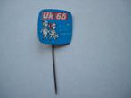 speldje UK 65 speel op veilige plaatsen, Verzamelen, Speldjes, Pins en Buttons, Verzenden, Zo goed als nieuw, Merk, Speldje of Pin