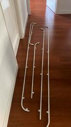 Gordijnrails wit (5 stuks rails), Ophalen, Zo goed als nieuw, Overige typen