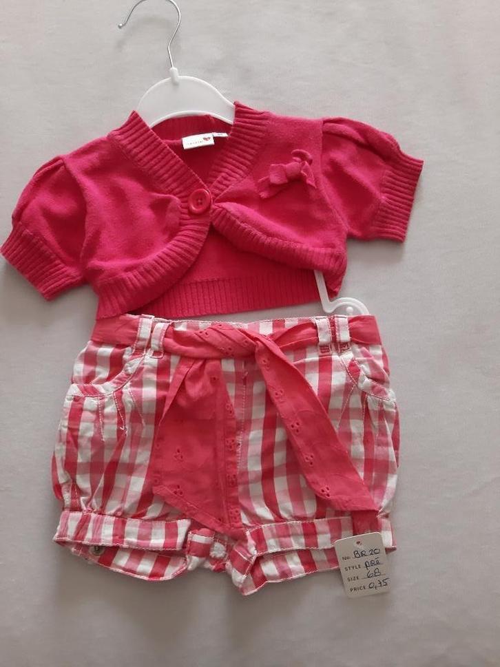 ZGAN setje Prénatal Mt 68, Kinderen en Baby's, Babykleding | Maat 68, Zo goed als nieuw, Meisje, Setje, Ophalen of Verzenden