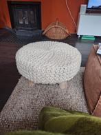 Leuke Gebreide Poef, Ophalen, Gebruikt, Rond, 50 tot 75 cm