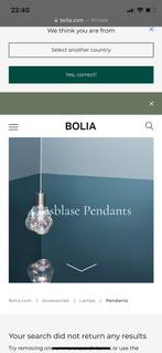 Bolia glasblase hanglamp, Huis en Inrichting, Lampen | Hanglampen, Zo goed als nieuw, Ophalen