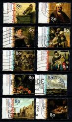 Nederland nr. 1826-1835 Nederlandse Schilderkunst gestempeld, Postzegels en Munten, Postzegels | Nederland, Ophalen of Verzenden