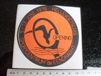 sticker sportcentrum de eendraght hellevoetsluis 1976, Verzamelen, Stickers, Verzenden, Zo goed als nieuw, Bedrijf of Vereniging