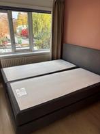 Boxspring 180/200, Huis en Inrichting, Ophalen, Gebruikt, Bruin, Tweepersoons