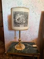 Set van 2 Nachttafel Lampen, Ophalen of Verzenden, Zo goed als nieuw, Stof, Minder dan 50 cm