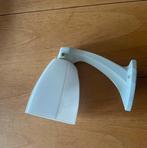 Art Deco  Wandlamp Porselein met orginele opaalglazen kapje, Antiek en Kunst, Ophalen