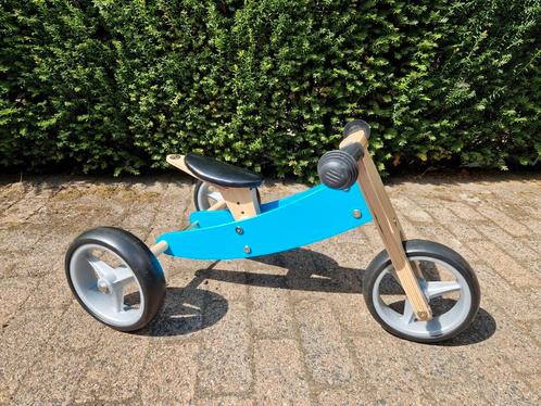 Mooie Bandits and Angels balancebike driewieler blauw, Kinderen en Baby's, Speelgoed | Buiten | Voertuigen en Loopfietsen, Zo goed als nieuw