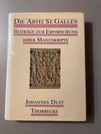Johannes Duft Thorbecke / 3 banden, Die Abtei St. Gallen, Ophalen of Verzenden