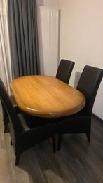 Salontafel met stoelen, Huis en Inrichting, Tafels | Salontafels, Ophalen, 100 tot 150 cm, 50 tot 75 cm, Zo goed als nieuw