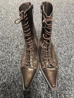 Vintage laarsjes mt 36 brons kleur, Kleding | Dames, Schoenen, Lage of Enkellaarzen, Gedragen, Bruin, Ophalen