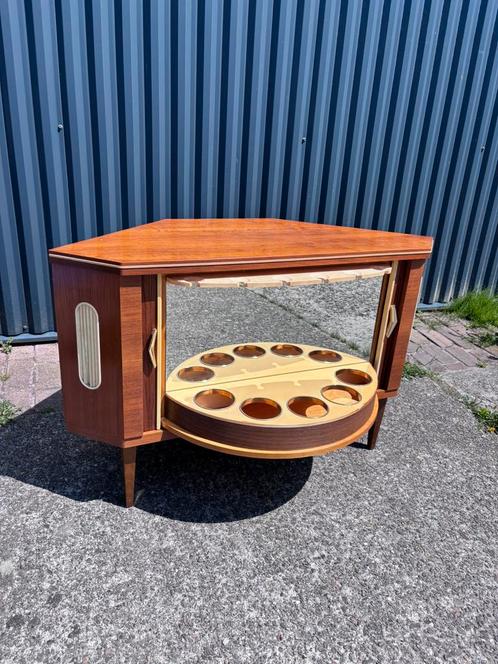 Vintage barkastje hoekkast kastje, Huis en Inrichting, Barren, Gebruikt, Ophalen
