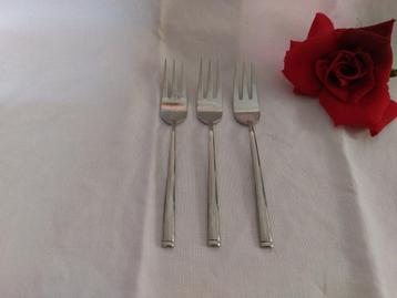 BK Waal visvorken taartvorkjes dinermes beschikbaar voor biedingen