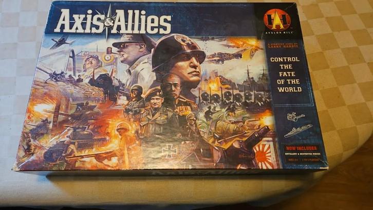 bordspel 2e wereld oorlog Axis & Allies Avalon Hill tactieks, Hobby en Vrije tijd, Gezelschapsspellen | Bordspellen, Nieuw, Een of twee spelers