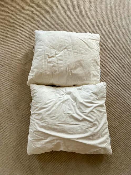 2x Hoofdkussen Ikea Grönamarant, Huis en Inrichting, Slaapkamer | Beddengoed, Zo goed als nieuw, Kussen, Overige maten, Wit, Ophalen of Verzenden