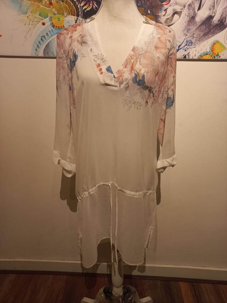 Superstar blouse - maat 42, Wit, Maat 42/44 (L), Ophalen of Verzenden, Zo goed als nieuw