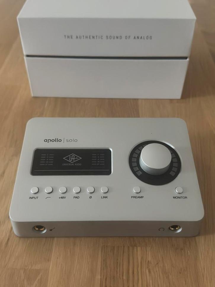 Apollo solo usb Heritage edition - ZGAN - 1 Jaar garantie, Computers en Software, Geluidskaarten, Zo goed als nieuw, Ophalen of Verzenden