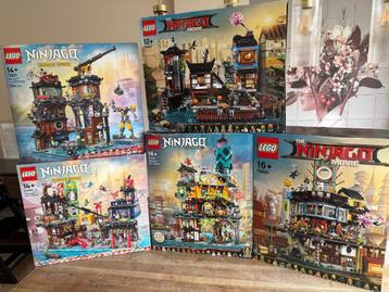 Lego Ninjago City 70620+70657+71741+71799+71837 beschikbaar voor biedingen