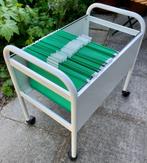 Hangmappenwagen met hangmappen, Huis en Inrichting, Kasten | Roldeurkasten en Archiefkasten, Ophalen, Strak en wit, 50 tot 100 cm