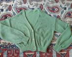 Kort wijd vest lichtgroen, Kleding | Dames, NA-KD, Verzenden, Maat 42/44 (L), Zo goed als nieuw