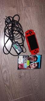 PSP rood met lader en spelletje, Spelcomputers en Games, Spelcomputers | Sony PSP, Ophalen, Gebruikt, Zwart