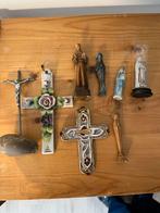 Kleine religieuze beeldjes en kruisjes, Ophalen of Verzenden