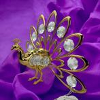 Pauw 24 k goud verguld met Swarovski kristallen, Pjmink@casema.nl, Nieuw, Ophalen of Verzenden, Mvm detalhandel