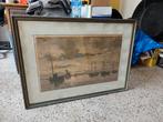 Antieke Zeegravure - Naar H.W. Mesdag - Uitgever Buffa & Zoo, Ophalen