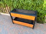 Nieuwe kweekbak / plantenbak van hout op wielen. 110x75x45, Tuin en Terras, Bloembakken en Plantenbakken, Ophalen, Tuin, Nieuw