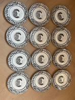 12 borden Limoges (Ancienne Manufacture Royale), Antiek en Kunst, Antiek | Porselein, Ophalen of Verzenden