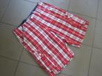 Sportieve rood-wit geruite short ECKO UNLTD maat 33 snazzeys, Kleding | Heren, Ecko, Zo goed als nieuw, Rood, Verzenden