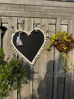 Boho Hart Krijtbord met Pompom Rand, Ophalen, Nieuw, Krijtbord